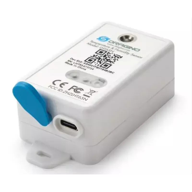 DRAGINO LHT65N samostatný snímač teploty a vlhkosti pre interiér/exteriér LoRaWAN EU868