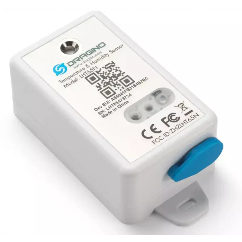 DRAGINO LHT65N samostatný snímač teploty a vlhkosti pre interiér/exteriér LoRaWAN EU868