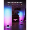 Govee Floor Lamp 2 stojacia lampa, pripravená na Matter, čierna