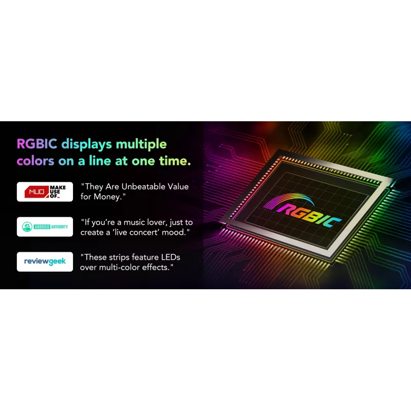 Govee H612FCD1 RGB LED pás, 3 metre