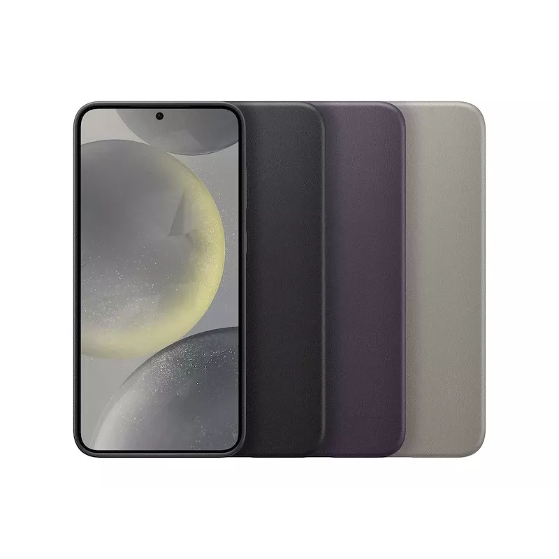 Samsung Galaxy S24+ vegánske kožené puzdro čierna Monochromatic 6.7-palcový