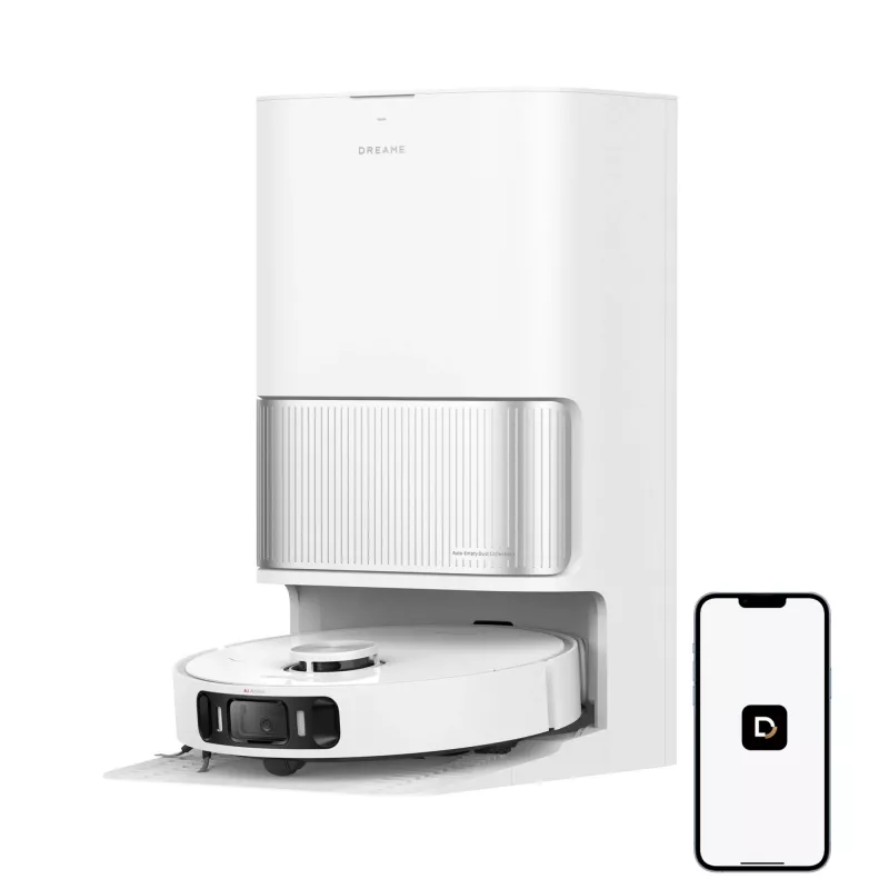 Dreame L40 Ultra AE White, Combi, biela, okrúhly, vrecko na prach, 3 kolieska, 0,3 l