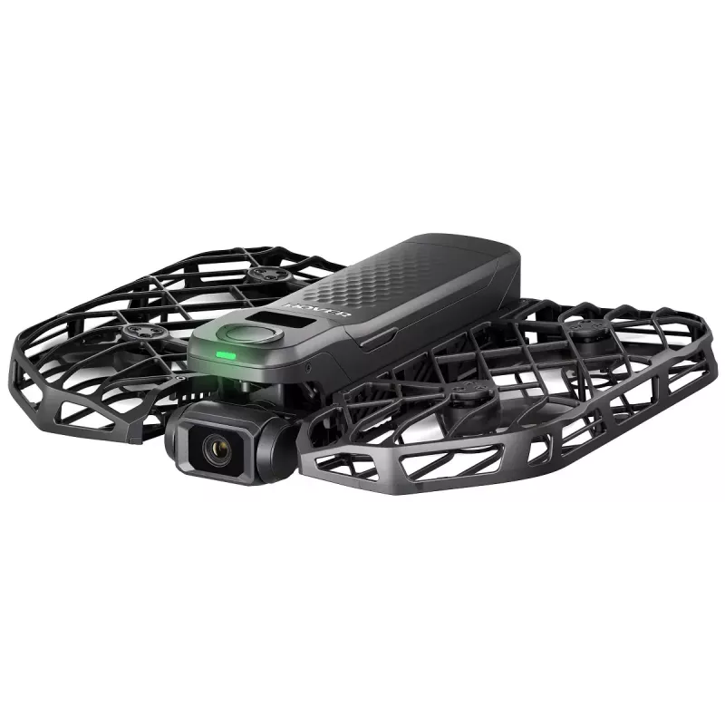 Mini dron HOVERAir X1 Pro — 4 rotory, 12 MP kamera, 4K video, dosah 1000 m, 1920 mAh batéria, 32 GB interná, čierny