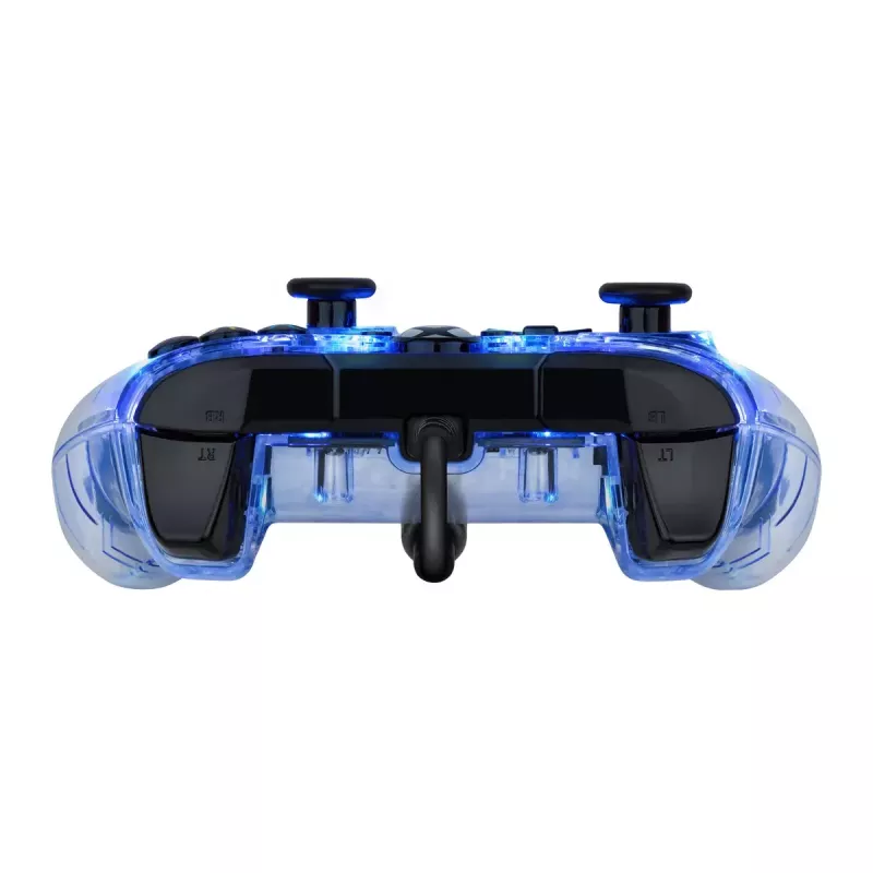 PDP Afterglow drôtový ovládač, modrý/transparentný, USB, Xbox One, Series X/S