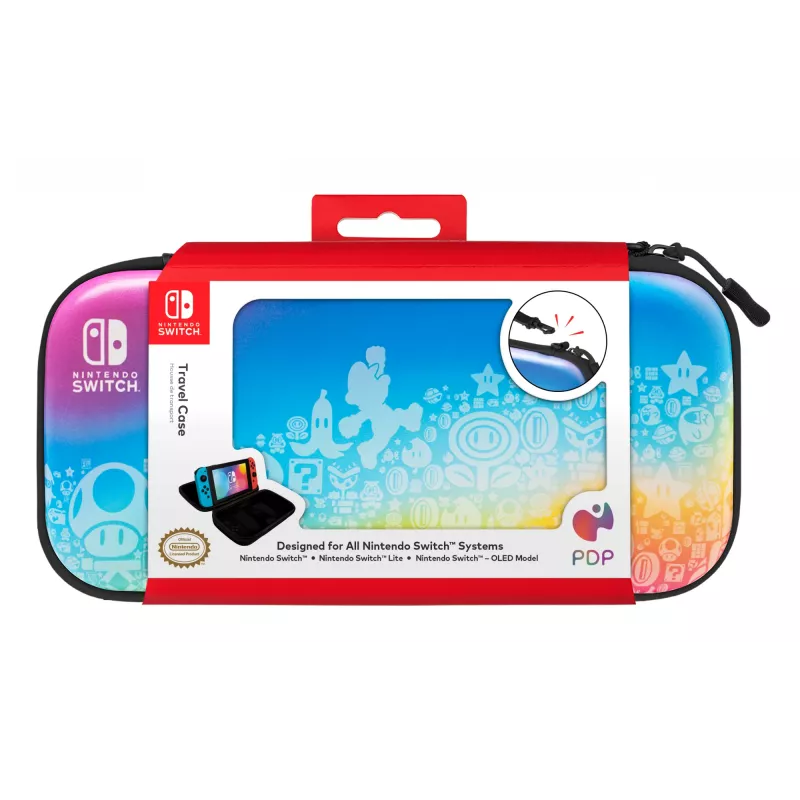 PDP tenká Deluxe: Star Spectrum pevné puzdro Nintendo viacfarebné