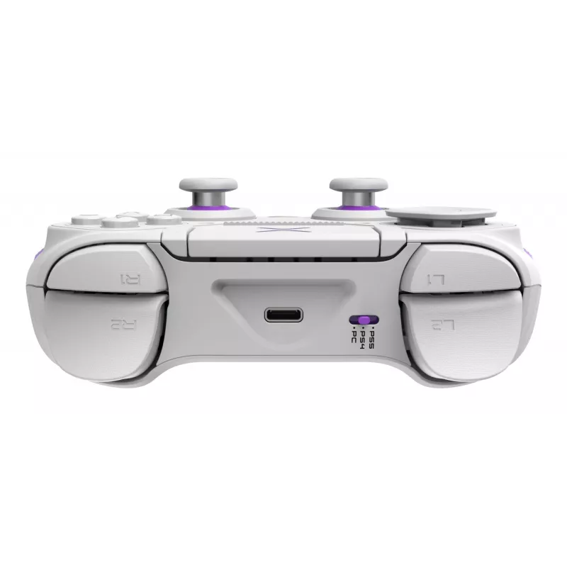 Gamepad VICTRIX 052-002-WH drôtový & bezdrôtový RF/USB, USB-C, 2000mAh, PC/PS4/PS5, fialová/biela