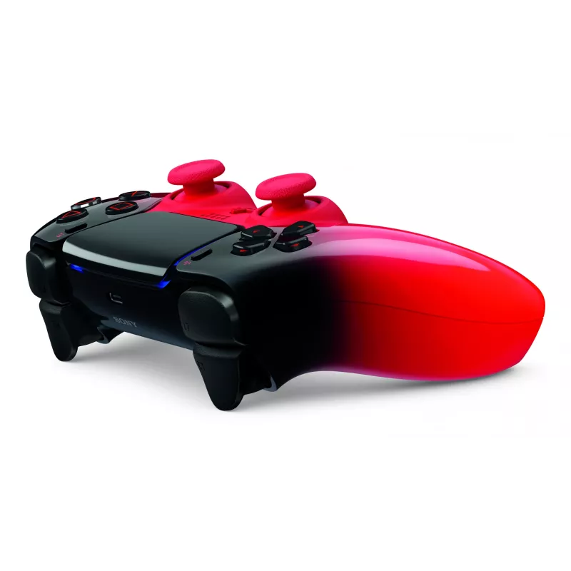 Gamepad Sony DualSense pre PlayStation 5 – Bluetooth/USB, batéria, čierna/červená, USB-C, 188×69×189 mm