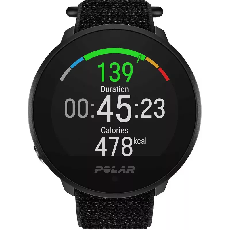 Polar Unite fitnes hodinky, M-L, čierne (900106604)