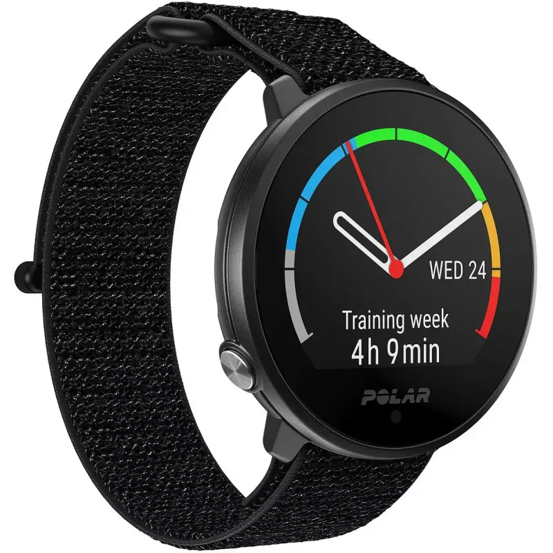 Polar Unite fitnes hodinky, M-L, čierne (900106604)