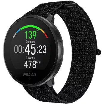 Polar Unite fitnes hodinky, M-L, čierne (900106604)