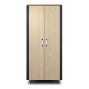 APC NetShelter Soundproof, 32U, serverový rack, 230V, javor