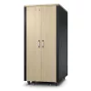 APC NetShelter Soundproof, 32U, serverový rack, 230V, javor
