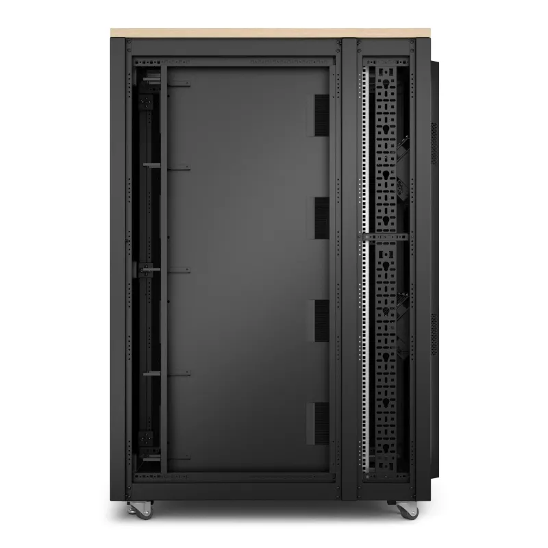 APC NetShelter Soundproof, 32U, serverový rack, 230V, javor