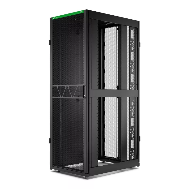 APC NetShelter SX Server Rack Gen 2, 45U, 2124H x 750W x 1070D mm, s bočnými stenami, čierny