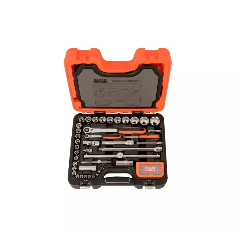 Bahco S95 sada nástrčných kľúčov, 1/2" a 1/4", 95 ks