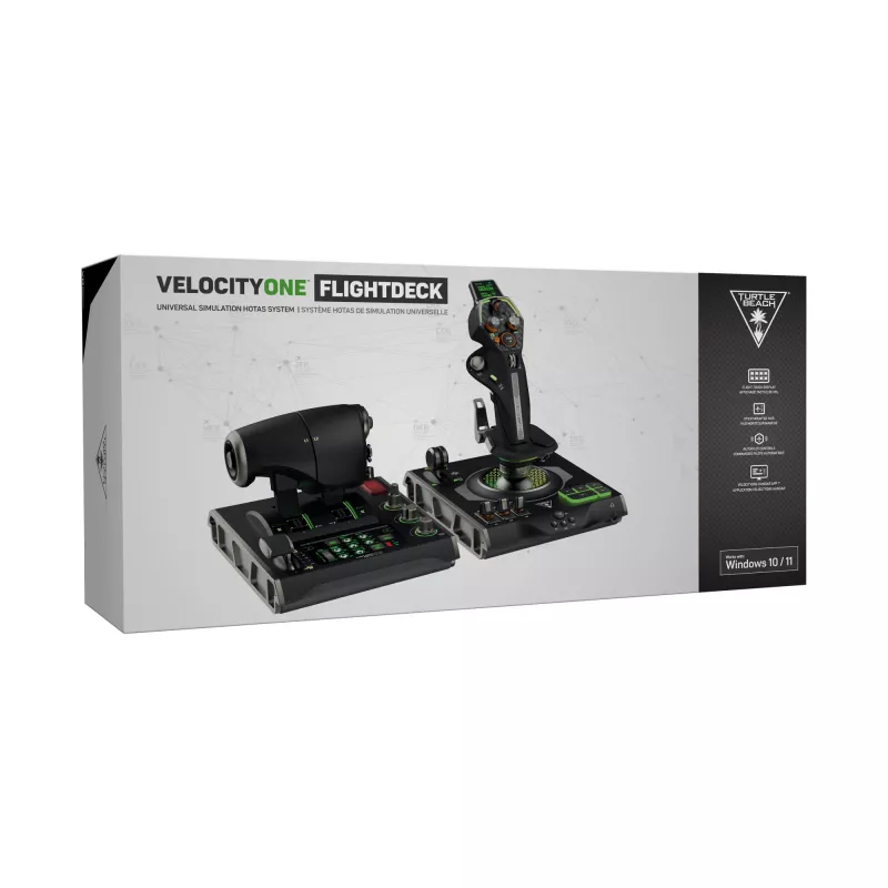 Turtle Beach VelocityOne Flightdeck letecký simulačný systém HOTAS pre počítače so systémom Windows 10 a 11 (TBS-0724-05)