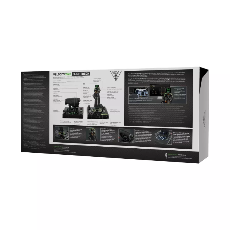Turtle Beach VelocityOne Flightdeck letecký simulačný systém HOTAS pre počítače so systémom Windows 10 a 11 (TBS-0724-05)