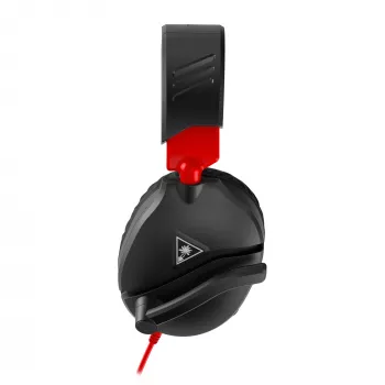 Over-Ear stereo herná headset Turtle Recon 70 — čierna, káblová stereo, ovládacie prvky na jednej mušli