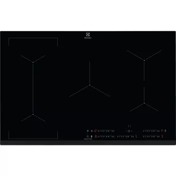 Electrolux EIV835 čierna vstavaná 80 cm indukčná varná doska so zónami 5 zón