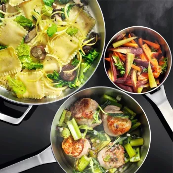 Electrolux EIV835 čierna vstavaná 80 cm indukčná varná doska so zónami 5 zón