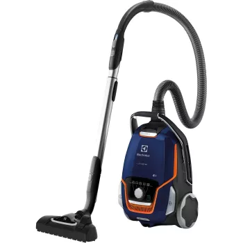 Podlahový vysávač Electrolux EUOC94DB, suché čistenie, 5 L vrecko na prach, 850 W, akčný rádius 12 m, alergénový filter, čierny