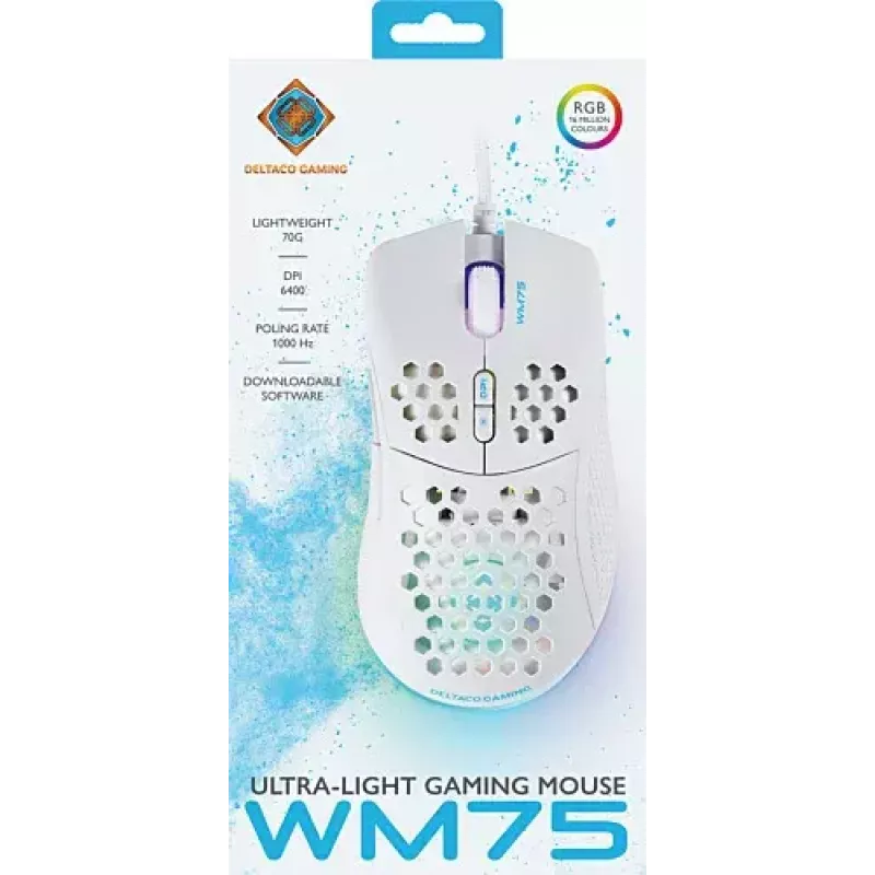 Herná myš Deltaco GAM-108-W USB Type-A