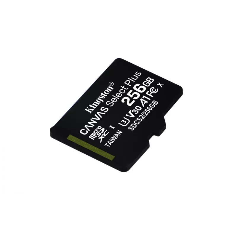 Kingston Technology Canvas Select 256GB micSDXC Plus 100R A1 C10 karta + adaptér