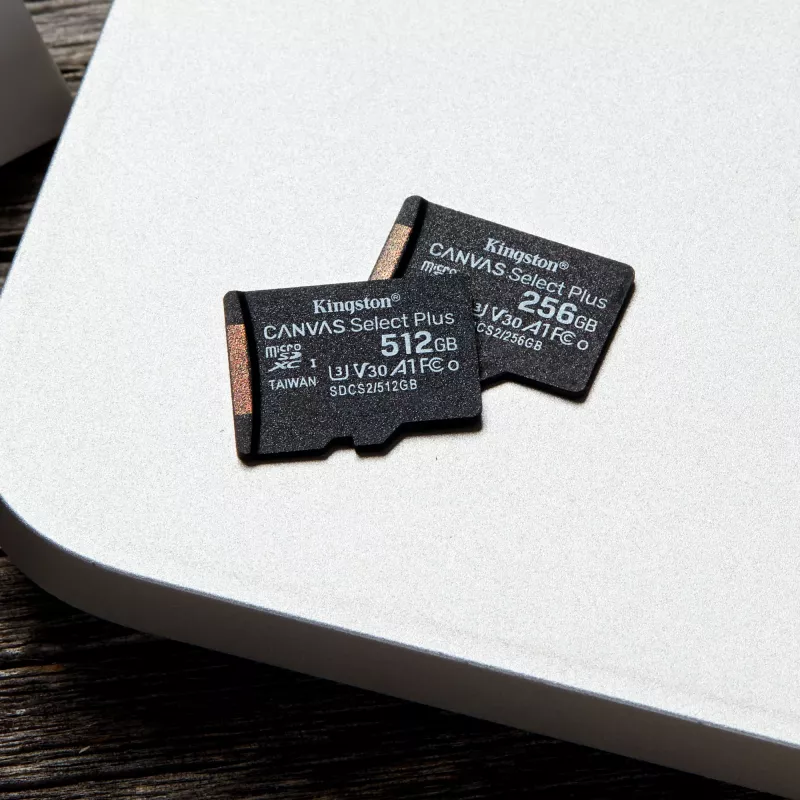 Kingston Technology Canvas Select 256GB micSDXC Plus 100R A1 C10 karta + adaptér