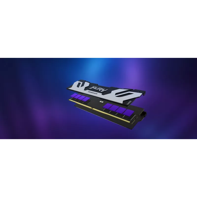 Kingston Technology FURY 48GB 8400MT/s DDR5 CL40 CUDIMM (sada 2) Renegade Silver XMP