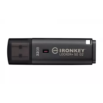USB flash disk KINGSTON IronKey Locker Plus 50 G2 32 GB, USB 3.2 Gen 1 Type-A, AES-256, FIPS 197