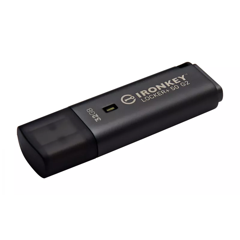 USB flash disk KINGSTON IronKey Locker Plus 50 G2 32 GB, USB 3.2 Gen 1 Type-A, AES-256, FIPS 197