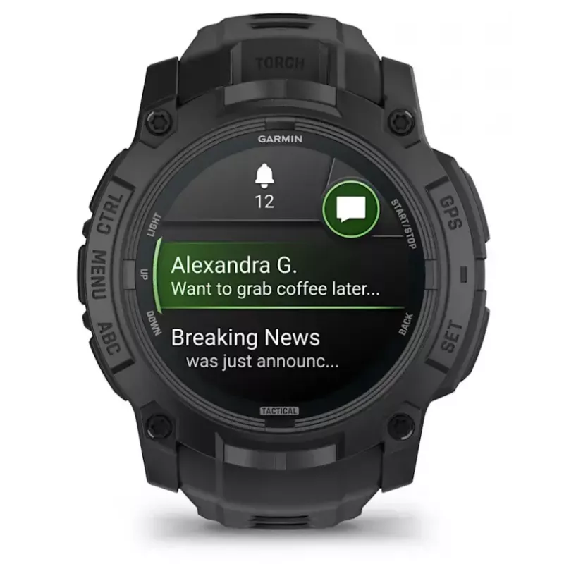 Smart hodinky Garmin Instinct 3 Tactical Edition čierna