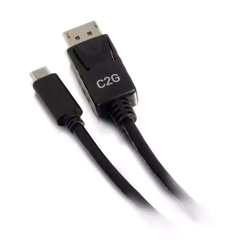 C2G USB-C na DisplayPort adaptérový kábel 4K 30 Hz 1,8 m čierny