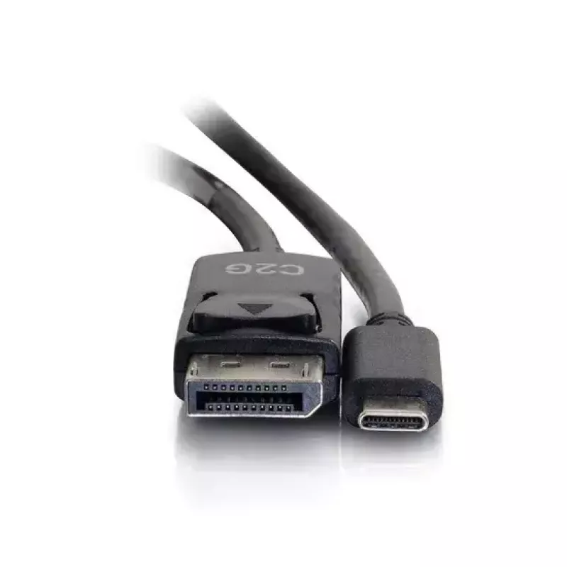 C2G USB-C na DisplayPort adaptérový kábel 4K 30 Hz 1,8 m čierny