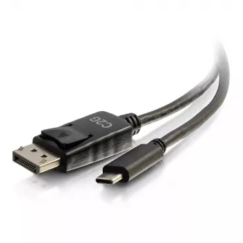 C2G USB-C na DisplayPort adaptérový kábel 4K 30 Hz 1,8 m čierna