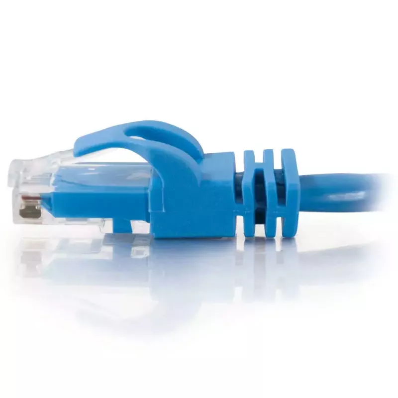 C2G 2 m Cat6 tienený UTP sieťový patch kábel modrý