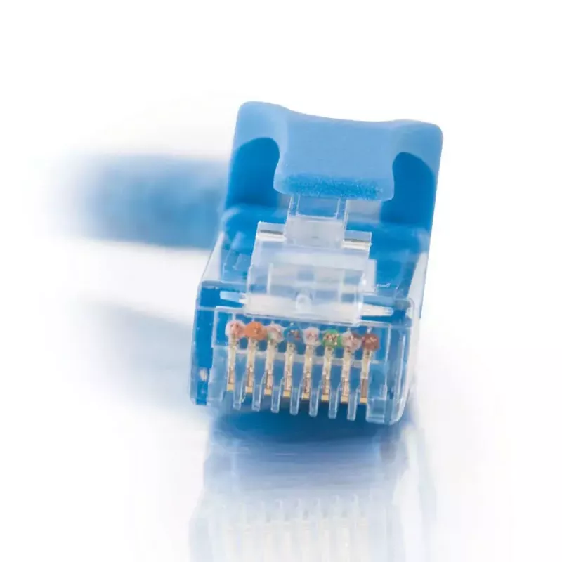 C2G 2 m Cat6 tienený UTP sieťový patch kábel modrý
