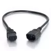 C2G 5 m 18 AWG predlžovací napájací kábel k počítaču IEC320C13 na IEC320C14