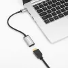 Manhattan USB-C na HDMI kábel, 4K@60Hz, 5 Gbit/s (USB 3.2 Gen1 alias USB 3.0), 15 cm, čierny, konektor samec na konektor samica, tri roky záruka