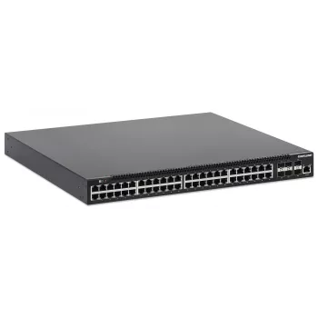 Intellinet 54-port L3 Fully Managed PoE+ Switch so 48 Gigabit Ethernet portami a 6 SFP+ uplinkmi