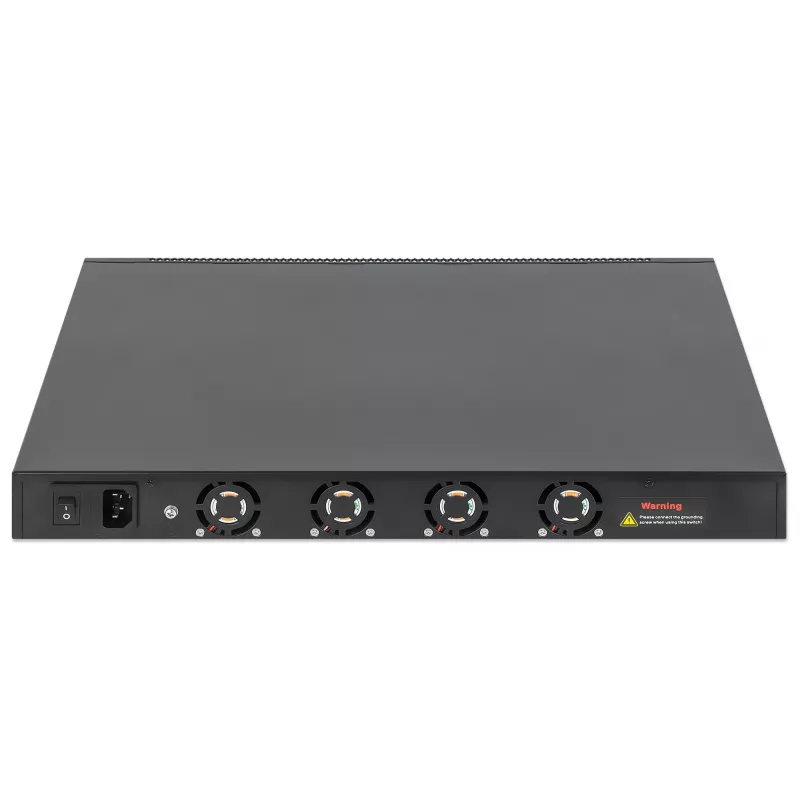 Intellinet 54-port L3 Fully Managed PoE+ Switch so 48 Gigabit Ethernet portami a 6 SFP+ uplinkmi
