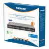 Intellinet 54-port L3 Fully Managed PoE+ Switch so 48 Gigabit Ethernet portami a 6 SFP+ uplinkmi