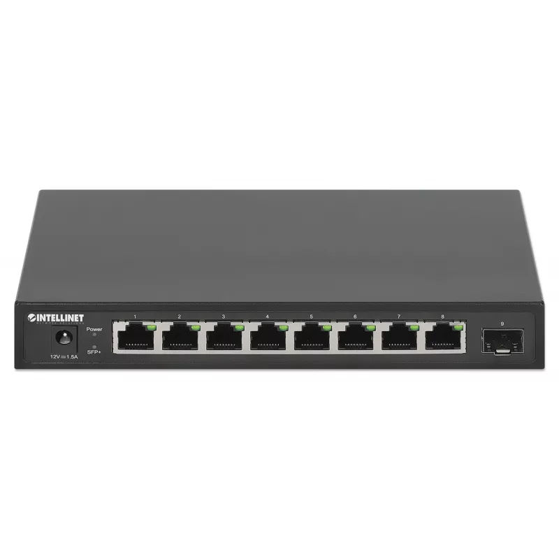 Intellinet 9-portový switch 8 x 2,5G Ethernet portov a 1 SFP+ uplink