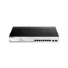 D-Link 10-portový Gigabit PoE+ Smart Managed switch vrátane 2 SFP portov