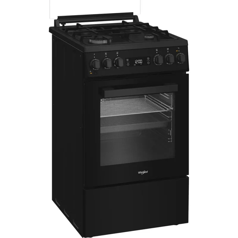 Whirlpool W5G8LMSWTB voľne stojaci sporák elektrický plynový čierny