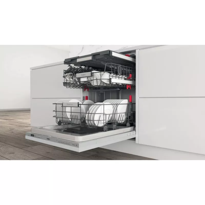 Whirlpool WIO 3O26 PL plne integrovaná 14 súprav riadu