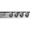 Whirlpool TGML 650 IX nerezová vstavaná 58 cm plynová 4 varné zóny