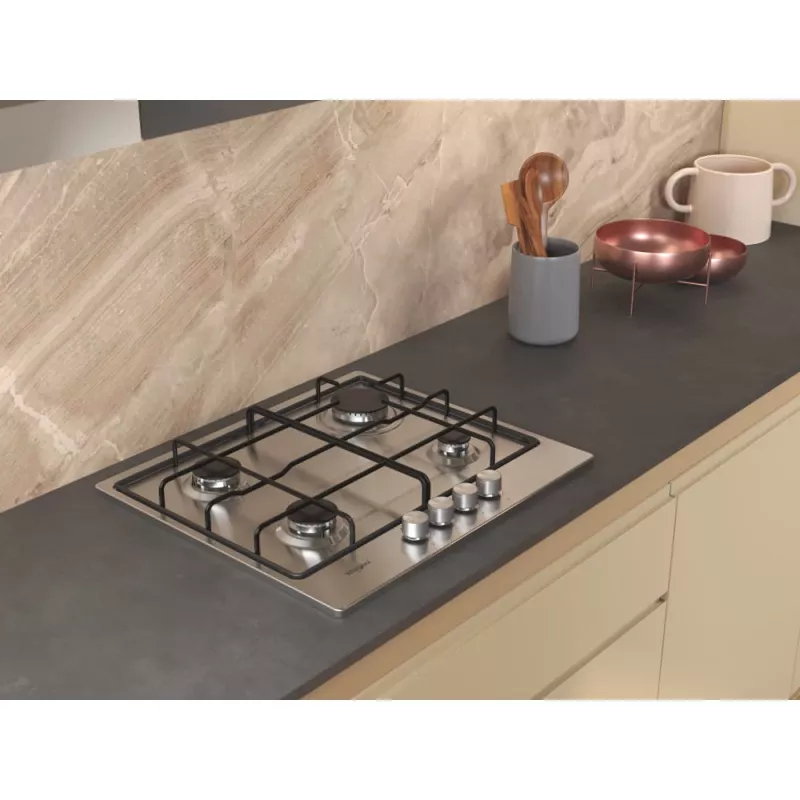 Whirlpool TGML 650 IX nerezová vstavaná 58 cm plynová 4 varné zóny