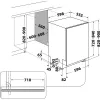 Whirlpool W7I HF60 TUS; W7I HF60 TUS plne integrovaná 15 súprav riadu
