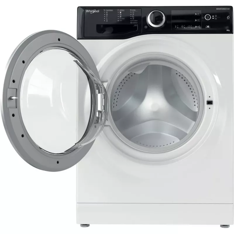 Whirlpool WRBSB 6249 S EU práčka s predným plnením 6 kg 1151 ot/min čierna, biela